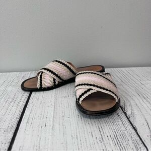 Rag & Bone Keaton Slip On Slides in Pink Combo Size 5.5